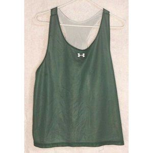 Under Armour Womens Reversible Mesh Green/White Tank Basketball Top Size XL